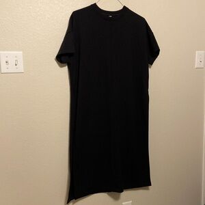Athleta sweatshirt dress with side slit